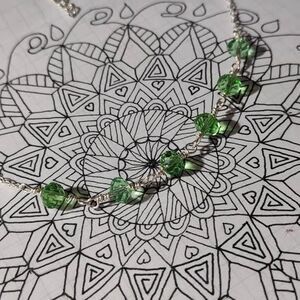 Light Green Crystal Necklace